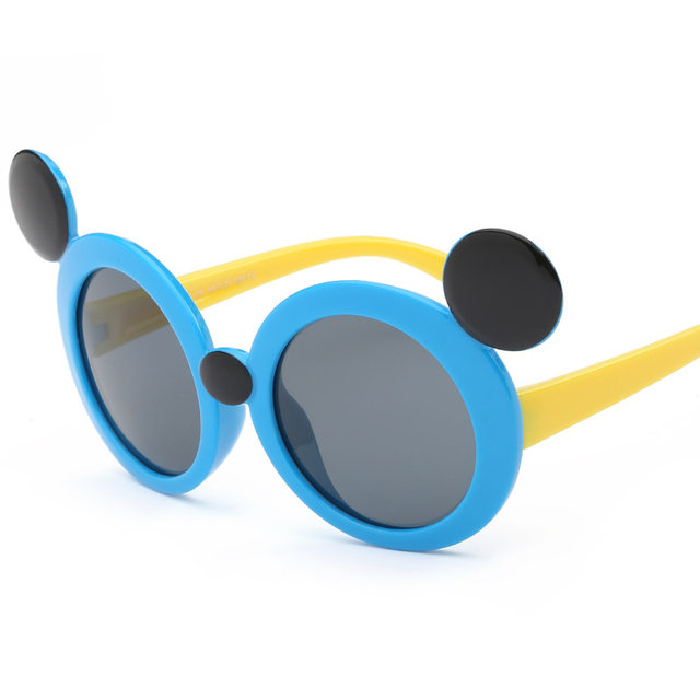 Disney Mickey Mouse ແວ່ນຕາກັນແດດ polarized ເດັກນ້ອຍ Mickey polarized ແວ່ນຕາກັນກະທົບກັບສິ່ງແວດລ້ອມ silicone ເດັກນ້ອຍແວ່ນຕາຄວາມປອດໄພ