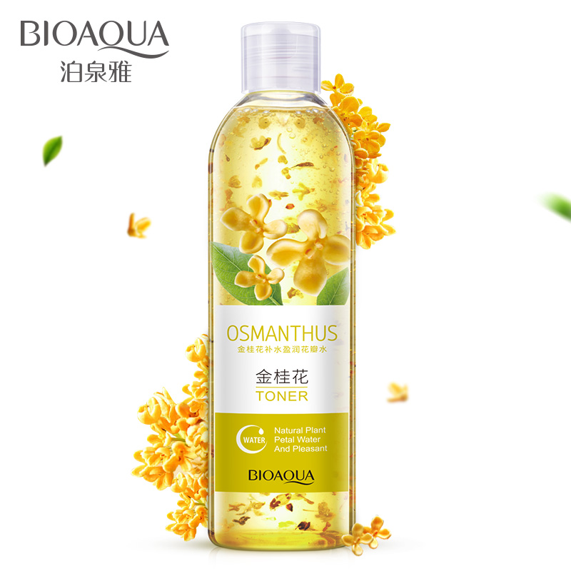泊泉雅金桂花盈润花瓣水爽肤水 女补水保湿化妆水秋冬保湿护肤