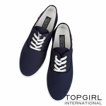 台湾官网直邮进口【TOP GIRL】 欢乐甜心纯棉帆布鞋