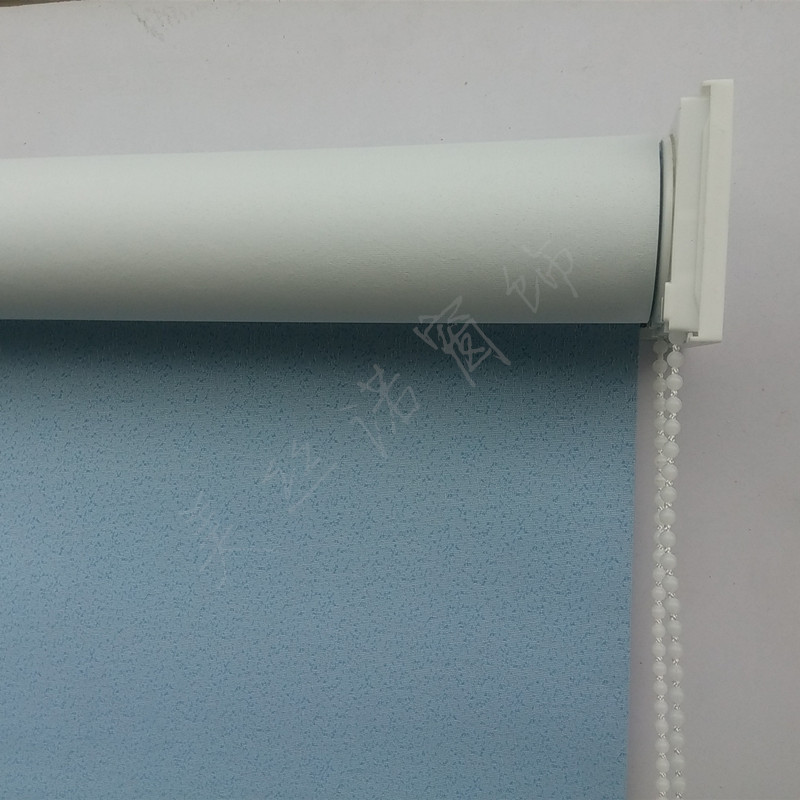 High - end office curtains European small hemp dot environmental protection foam coating full - shade roll curtain shade anti - ultraviolet light