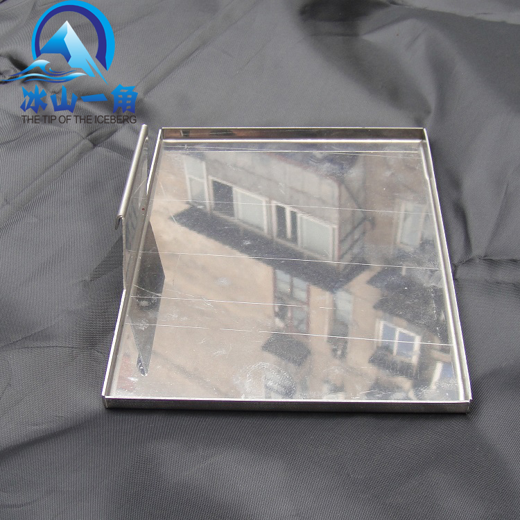  Tip of the iceberg super thick version 430 stainless steel outdoor goods barbecue stove seasoning hanging board Storage board Camping