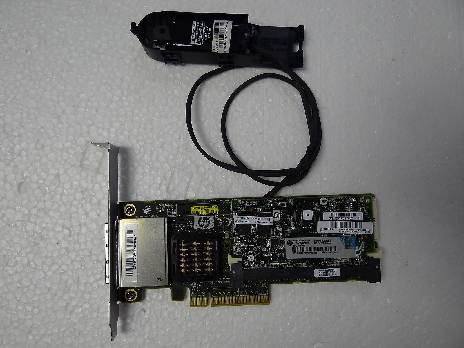 HP 572531-B21 505908-001 462918-001 P411 array card 1G cache battery