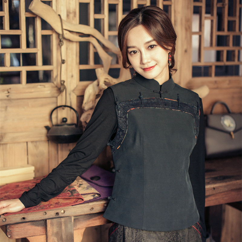 Zhu's original brand (Jingth) Winter-style real silk fragrant cloud yarn cotton waistcoat jacket Chinese style retro women's clothing