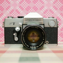 Rare American Belle Pertri FT 55 1 8 large aperture lens metal mechanical film SLR camera