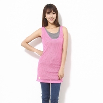 LOTTO LOTTO womens asymmetric shoulder strap personality vest two-piece fitness running vest