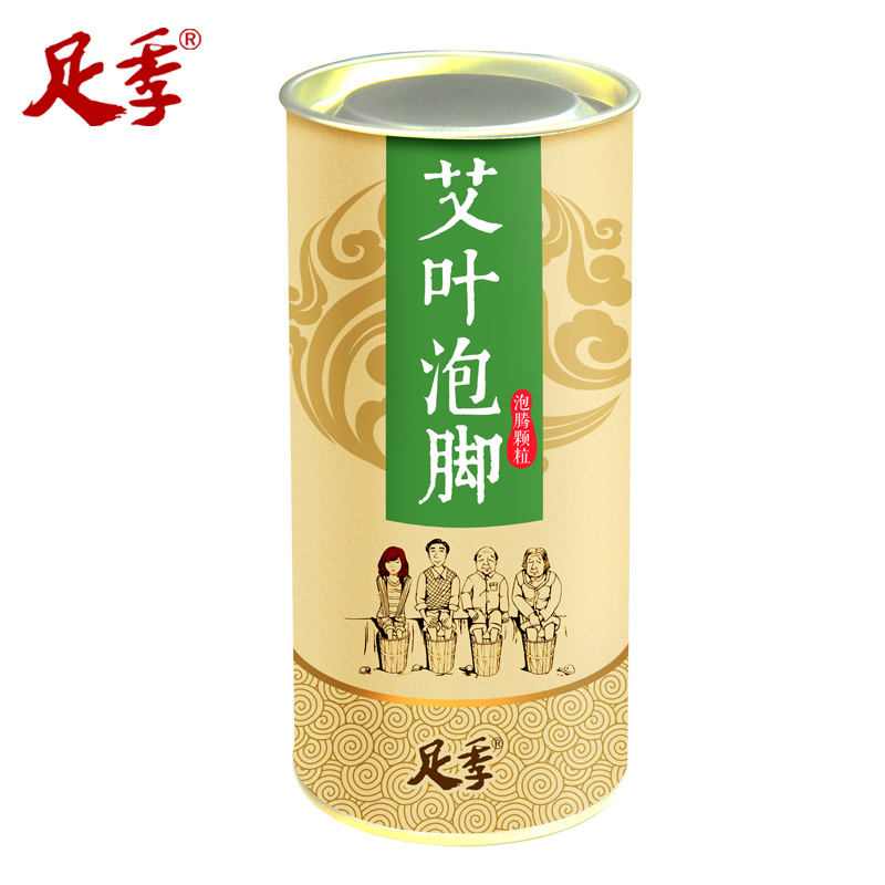 【天猫超市】足季艾叶足泡泡腾颗粒70g泡脚粉泡脚药包足浴粉