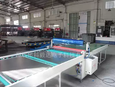 Automatic cutting and laminating machine automatic conveying laminating machine steel plate large plate laminating machine customized