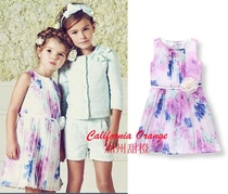 Spot American Janie and Jack girl Violet ink chiffon flowing dress