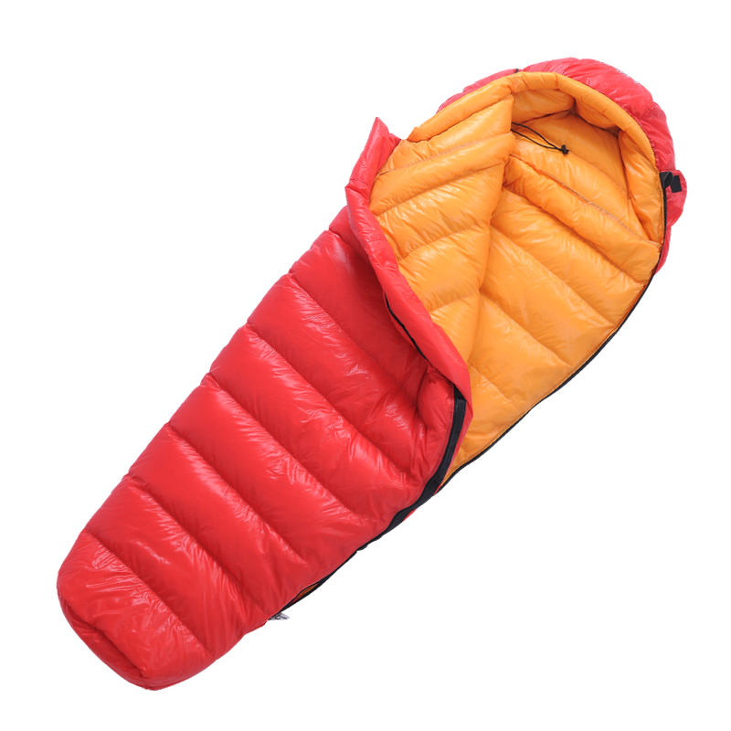 BlackCrag Black Rock Light Mist Series Outdoor Ultra Light Down Sleeping Bag 800g 90% White Duck Down -10