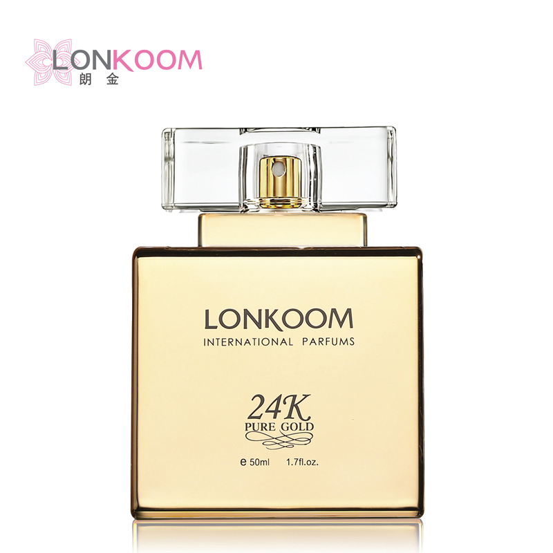 LONKOOM/朗金女士香水持久淡香清新优雅 24K纯金10ml 正品Q版小样