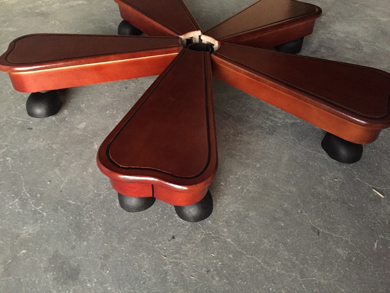 Large class chair Chair Wood Feet Five Star Feet Chair Accessories Office Chair Swivel Chair Computer Chair Wood Footed Wood Footed