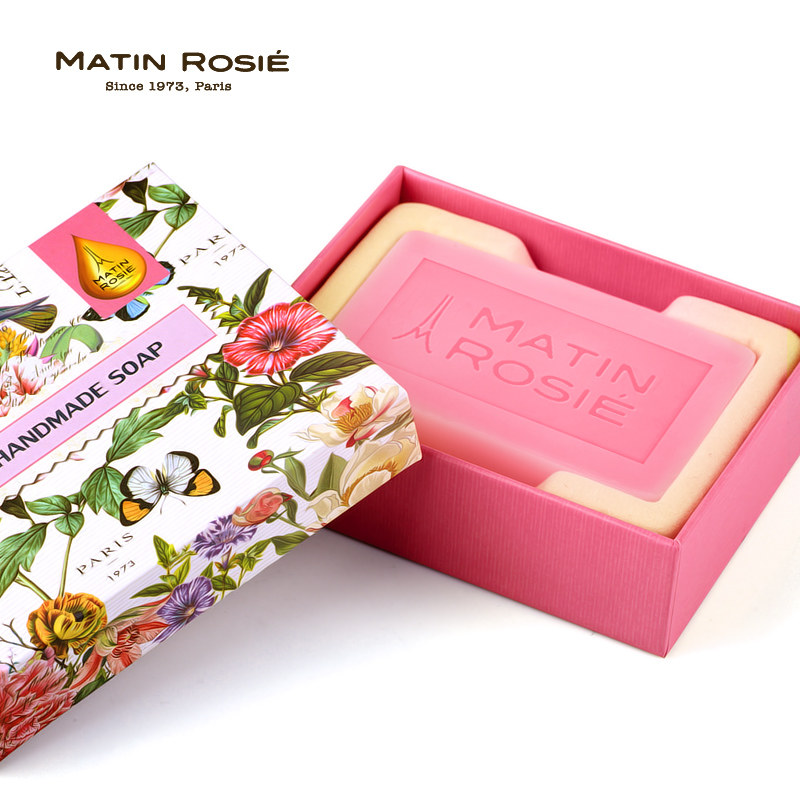 法国原装进口高级 香皂 玫瑰精油淡斑保湿洗脸皂手工皂洁面皂S