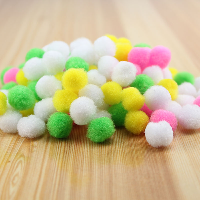 61 Decorative colored plush ball hairy ball diy wow root twisted bar assisted nursery handmade merry material