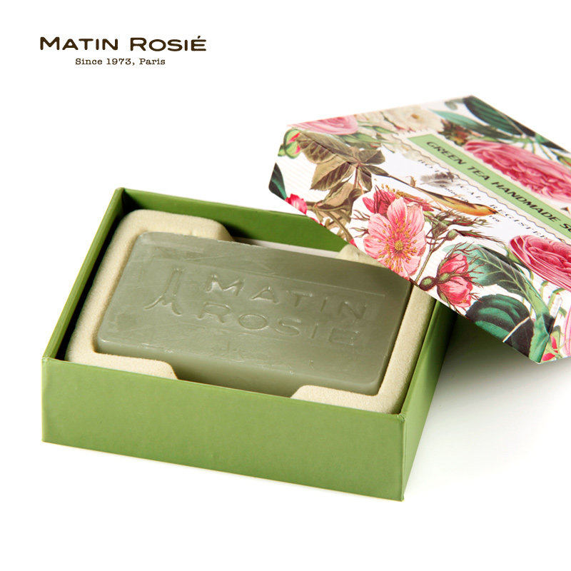 玛汀露丝进口手工皂 绿茶精油皂香皂 保湿控油抹茶洗脸皂 洁面皂