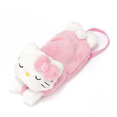 HELLO KITTY Plush Sleeping Eye Mask