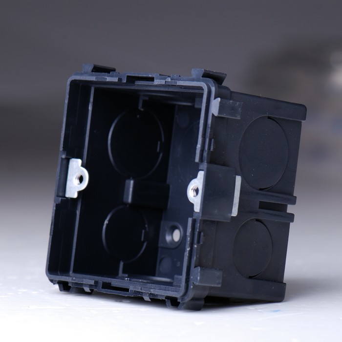 Space-based switch socket panel 86 Type one concealed bottom case Dark case mounting box 48mm Deep junction box