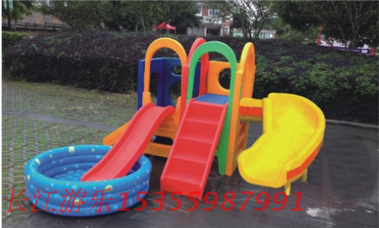 Children Outdoor Combined Slide Ladder Kindergarten Slip-Slides Pleasure Large Plastic Toy Equipment