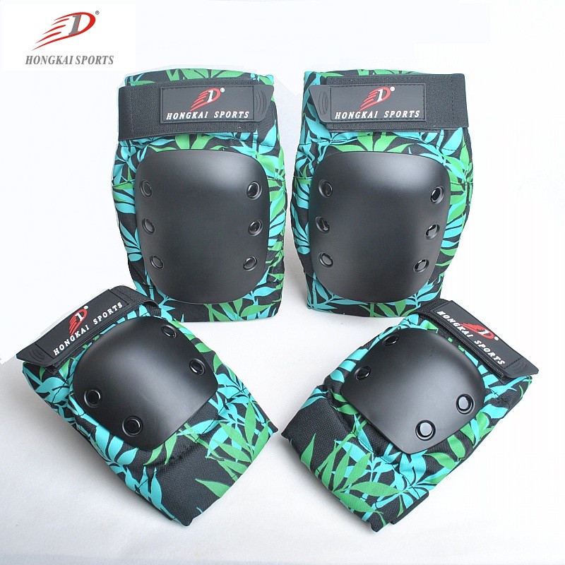 HK Roller skating protective gear Adult professional extreme outdoor sports protective gear Skateboard electric car knee protector Elbow protector gloves