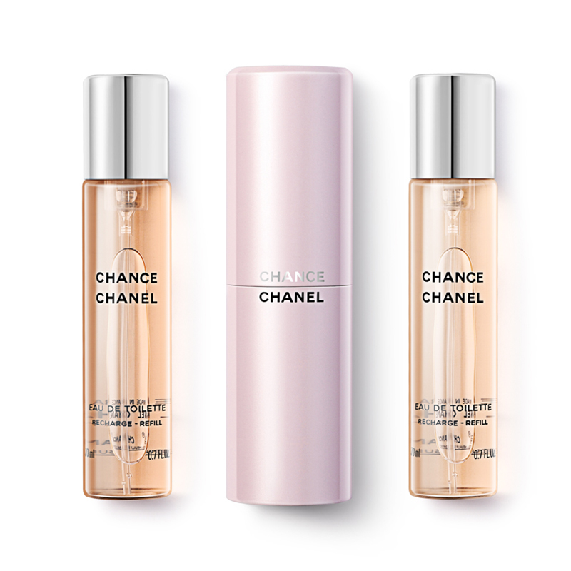 Chanel香奈儿绿色气息粉色柔情邂逅淡香水20ml*3便携补充装