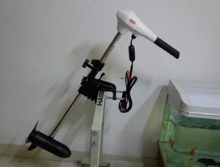 Haibo 12v electric thruster D65 electric outboard motor electric motor rubber boat motor breeding Marine machine