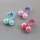 Phụ kiện tóc cho trẻ em headband băng đô tóc cô gái đội mũ cao su không làm tổn thương tóc đầy màu sắc bóng đầu hoa bé buộc tóc