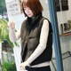 Áo khoác mùa thu đông, phiên bản Hàn Quốc của phụ nữ, áo khoác nhung, áo khoác cotton, học sinh, áo khoác xuống, cổ áo ngắn, áo khoác, áo vest - Áo vest áo khoác chống nắng nữ Áo vest
