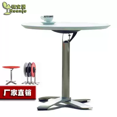 Factory direct sales metal table leisure table ABS plastic aluminum alloy outdoor folding table negotiation table Coffee table-3