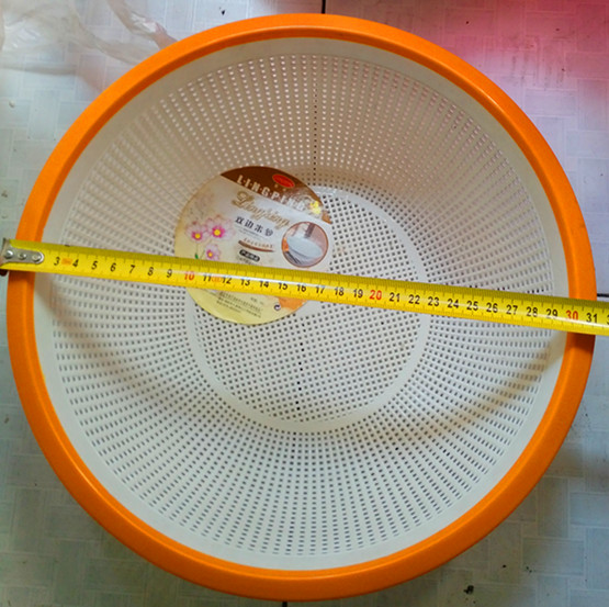 Bilateral thickened drain basket leakage Fruit and vegetable basket Amoy basin drip screen Amoy rice Luo tea luo leakage