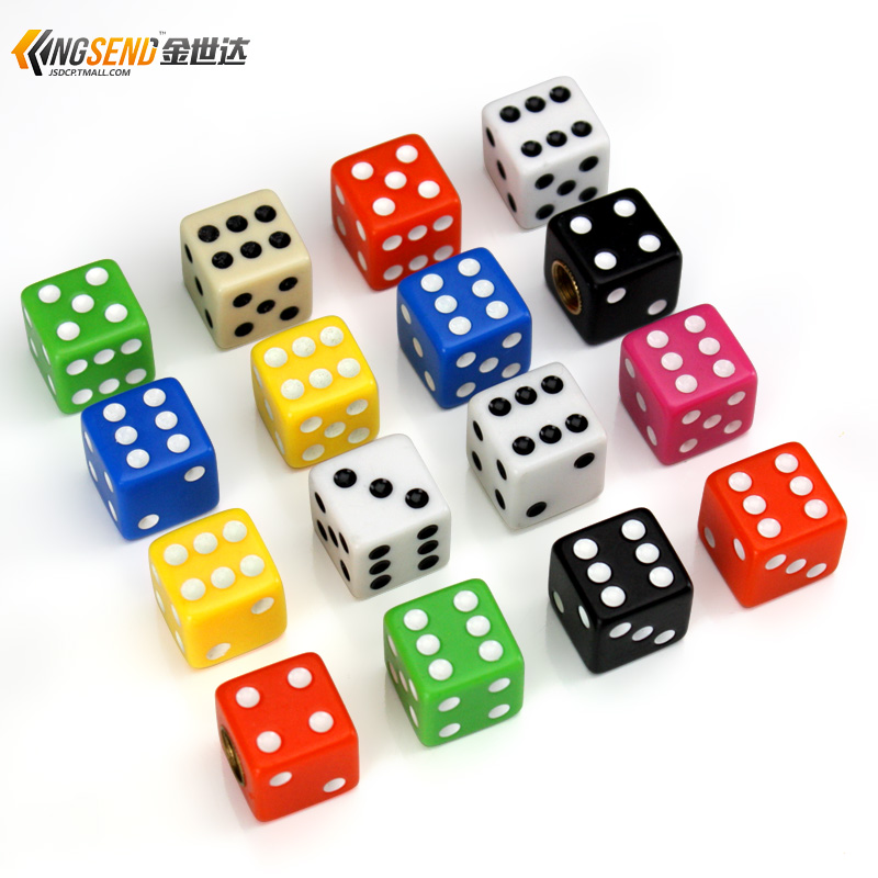 Car valve creative modification electric bicycle locomotive valve core dice valve cap valve cover