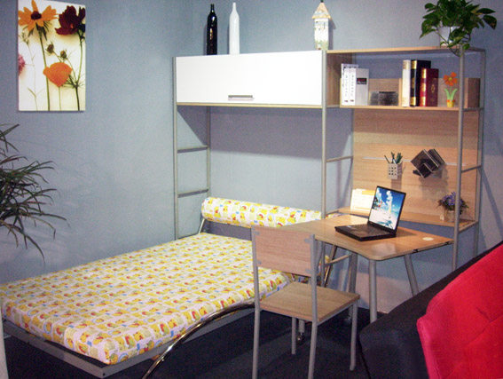 Special prices for simple fashion bedroom furniture suite residential office steel wood furniture sofa bedroom desk ASF 1021