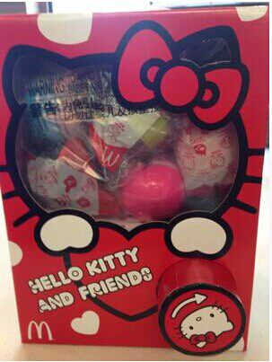 Spot 2014 McDonald's Hello40 Annual Treasary Edition Hello kitty twisted egg toy paparazzi