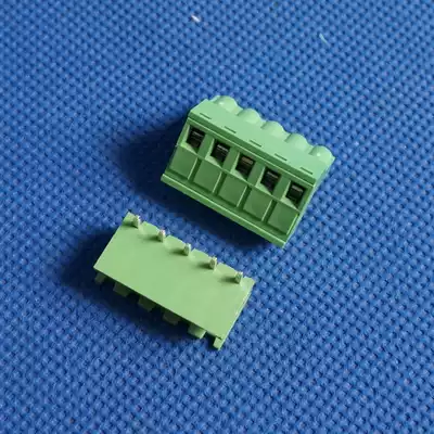 Fine steel shell factory direct supply plug-in terminal block 5p a set of 2EDG curved needle instrument housing accessories