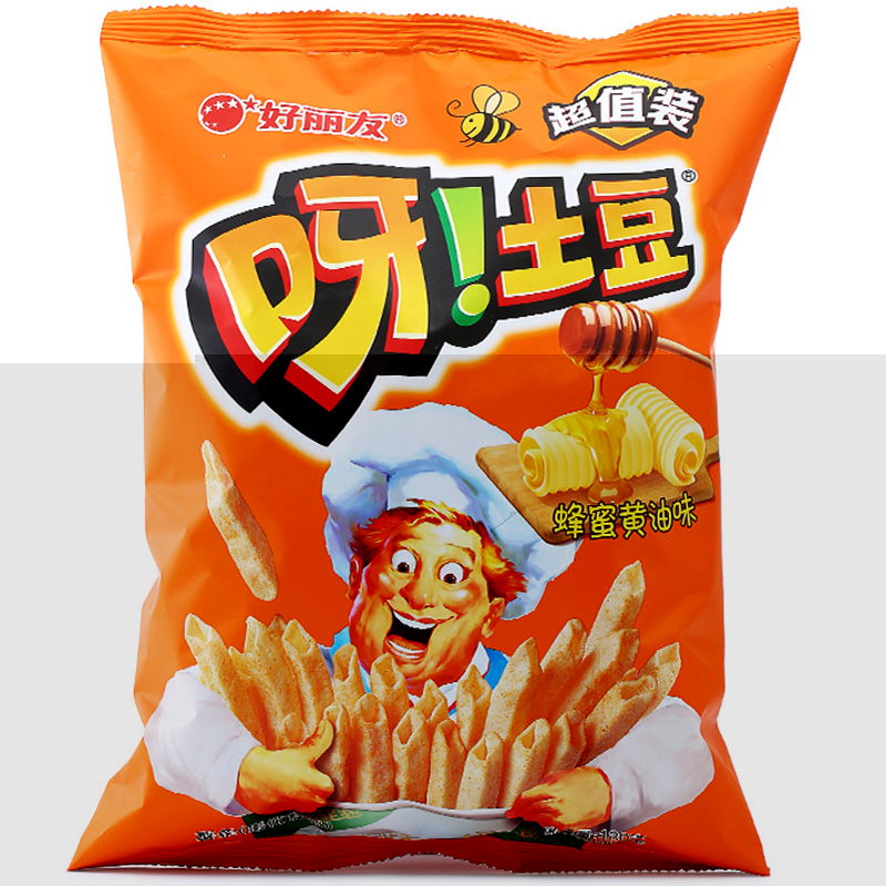 【天猫超市】好丽友呀! 土豆空心薯条 (蜂蜜黄油味)130g