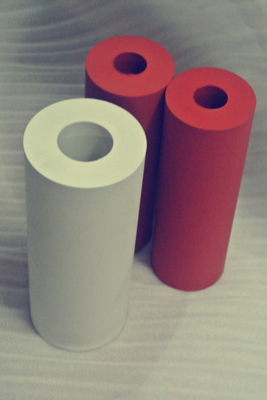 Thermal transfer silicone roller High temperature silicone wheel Hot stamping silicone wheel Transfer rubber head Hot stamping wheel 38*100*300mm