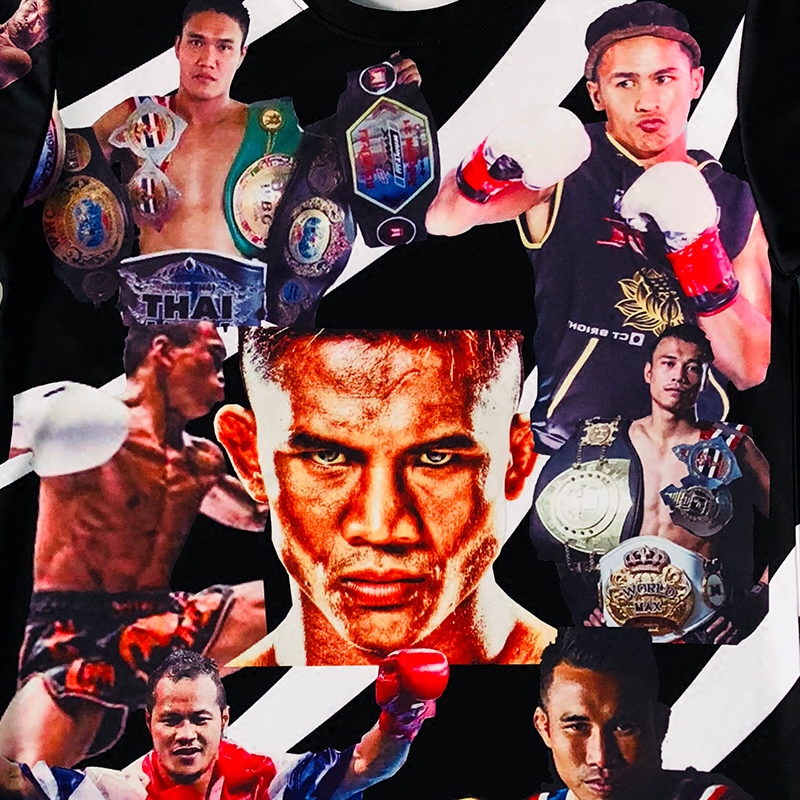 Summer Thailand plays Thai Fist T - shirt male UFC Sports Fitness Breakthrough Dry Clothes Current Short Needs