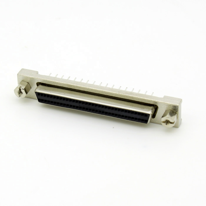 SCSI head SCSIHDB68P female head 180 degree SCSI68P female head in-line