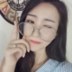 Studio Ks rời ngân hàng 潇 Sun Yanzi với kính râm kim loại nguyên chất dày retro tròng kính chống ánh sáng xanh Kính