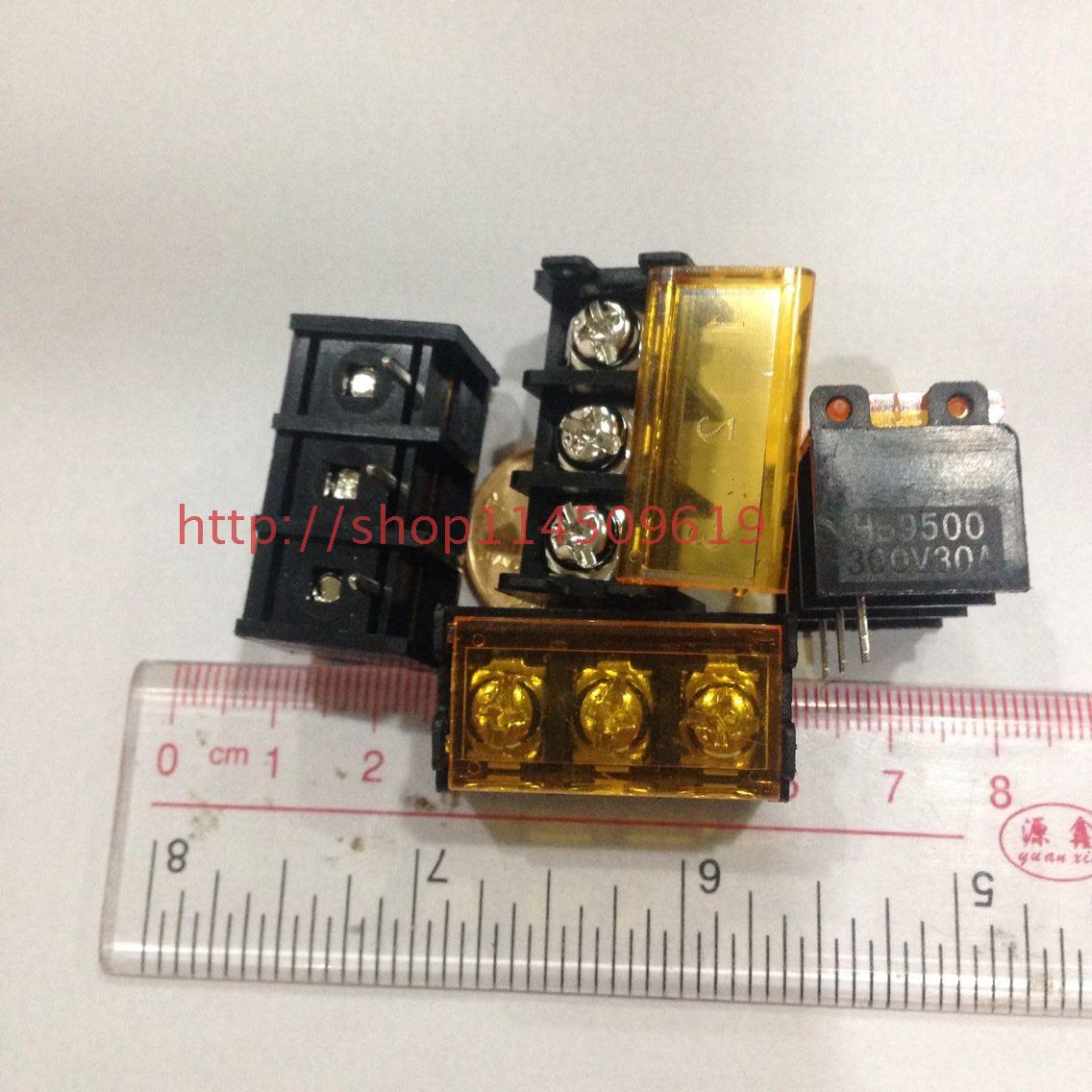 Fence type terminal block HB9500SS-9 5mm with protective cover flip terminal block yellow cover white cover