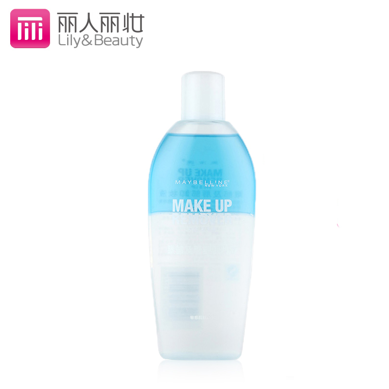 美宝莲卸妆液 眼部及唇部卸妆液150ml 温和清爽深层清洁