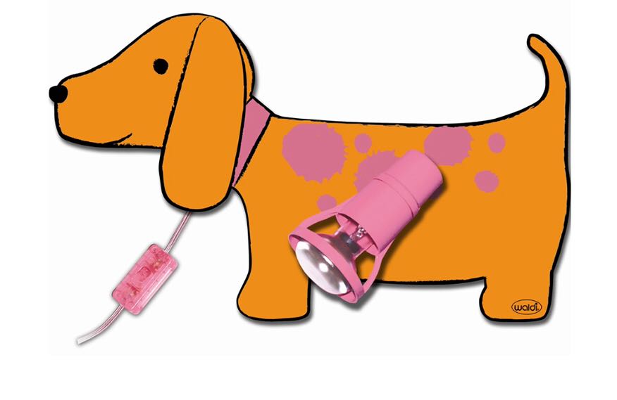 Germany Waldi Leuchten children's room wall lamp my good friend puppy 822260