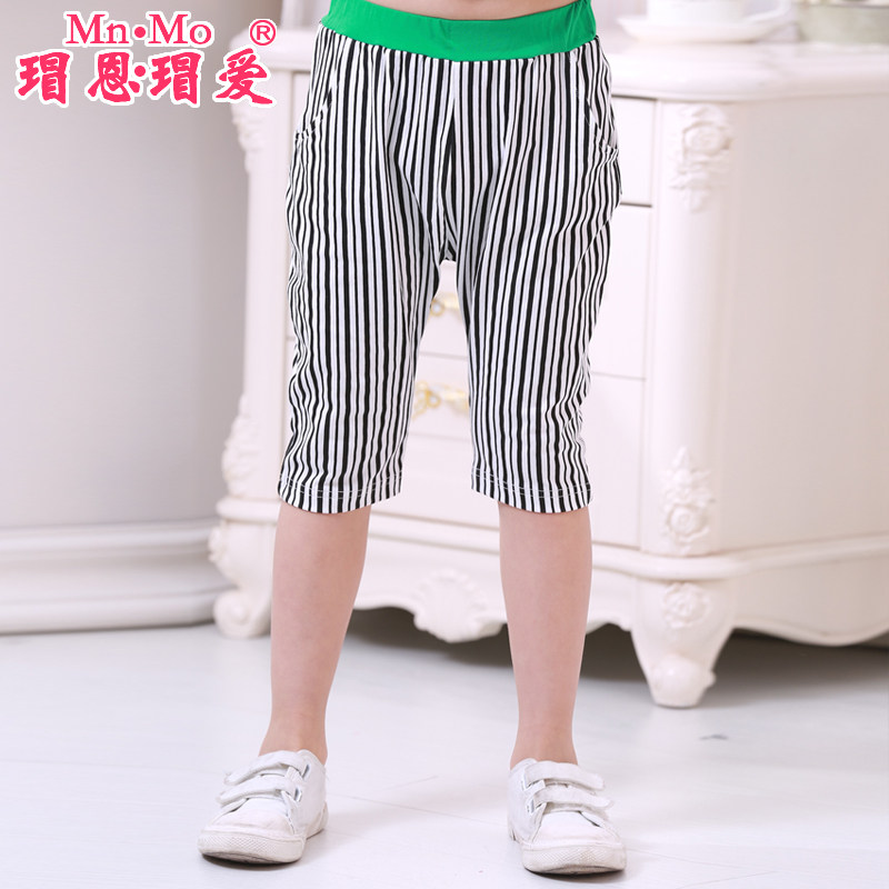 瑁恩瑁爱男童运动裤短裤韩版五分裤中童夏装儿童夏裤薄款男孩裤子