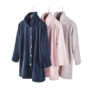 Tribute Double Eleven Nhật Bản Winter Coral Velvet Pyjama Thicken Ladies dài tay mặc nhà ấm đồ bộ nữ mặc nhà