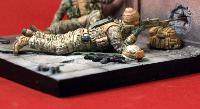 1:35 resin soldiers modern US army snipers XD93-Taobao