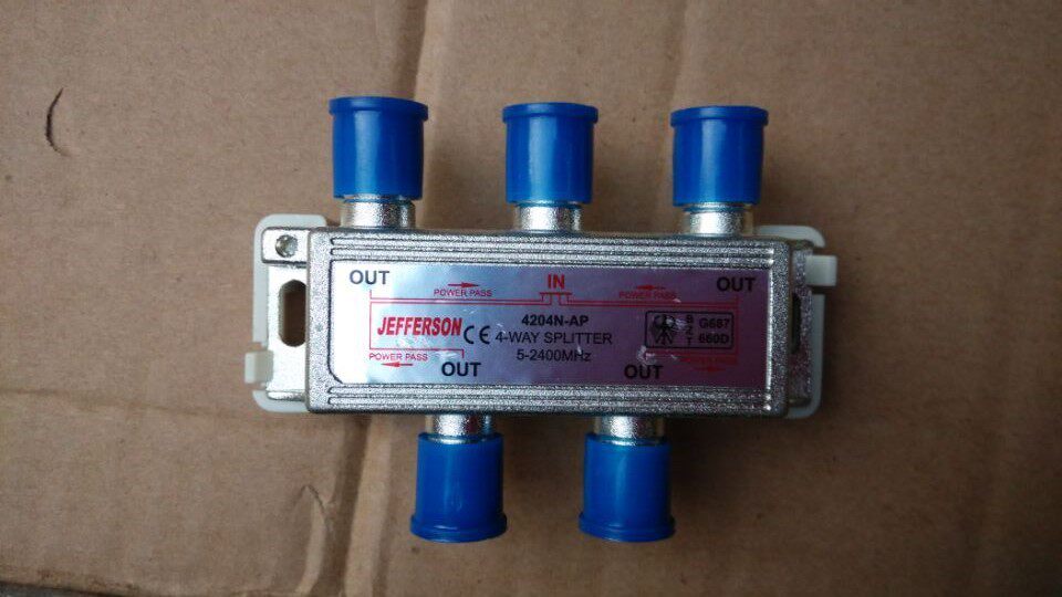 Jieshimei four power divider Jiehexing antenna signal 4 power divider 4204-AP (JESMAY JEFFERSON)