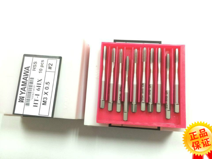 Originally installed Taiwan YAMAWA Mall and straight-groove hand machine to tap HT-I with screw tap