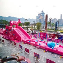 Bouncy castle entertainment trampoline Naughty Castle Childrens paradise Toy City expansion through the square playground equipment