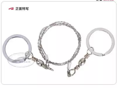 The survival line is rotated 360 degrees according to the wire saw, the stainless steel wire rope Universal Wire saw.