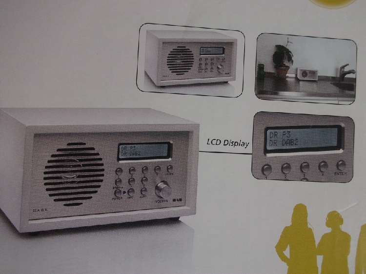 For sale DAB fm radio aluminum alloy plate piano paint Germany AGK brand bell control radio