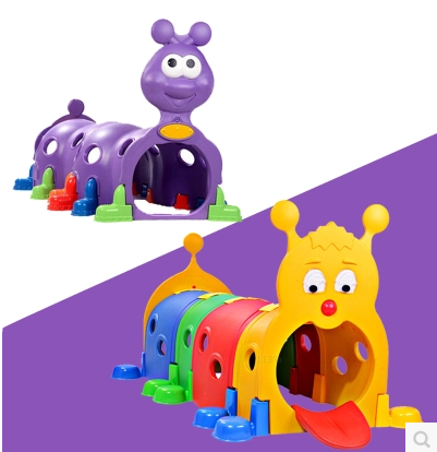 Small Elf Tunnel Drill Hole Tunnel Nursery School Pleasure Equipment Caterpillar Toy Children Crawl Tunnel Cylinder