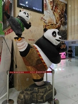 FRP cartoon character sculpture shopping mall holiday celebration decoration foam sculpture film and television props modeling customization